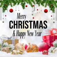 Christmas flyer Square (1:1) template
