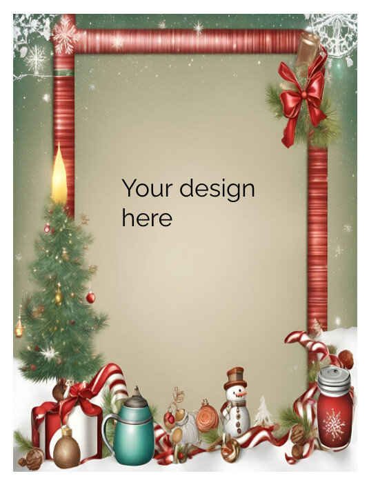 Frame Box Flyer Christmas flyer frame Template | PosterMyWall