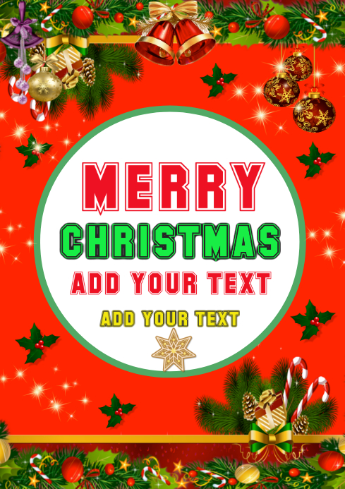 Flyer Design Weihnachten Vorlage Postermywall