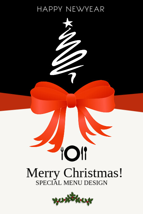 Christmas holiday poster template in adobe photoshop Christmas flyer poster template | PosterMyWall