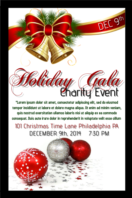 Christmas Flyer PosterMyWall pin-on-customize-flyer-event-templates