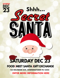 410 customizable design templates for secret santa postermywall