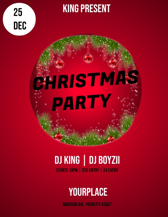 Christmas flyers template | PosterMyWall