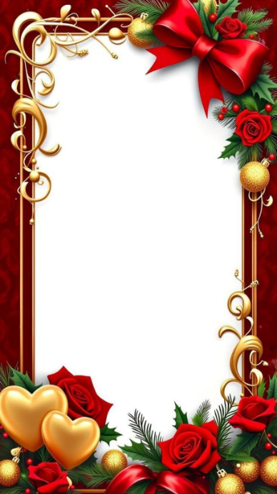 Christmas Frame Background Template Instagram Story