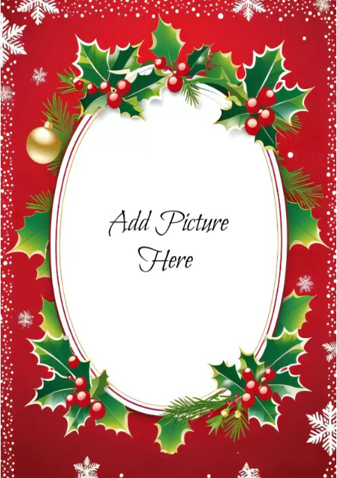 CHRISTMAS FRAME TEMPLATE PosterMyWall