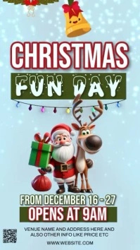 CHRISTMAS FUN DAY FAIR TEMPLATE Instagram Story