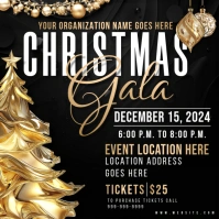 Christmas Gala Post Instagram template