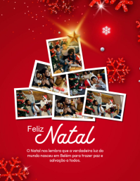 Christmas gallery tree Pamflet (Letter AS) template