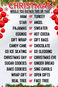 Christmas game design template Pinterest Graphic