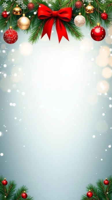 Christmas Garland Frame Template | PosterMyWall