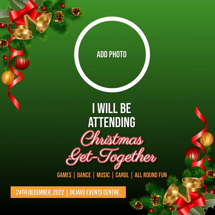 Copy Of Christmas Get Together PosterMyWall copy-of-christmas-get-together-postermywall