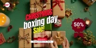 Christmas gift box Eventbrite Banner template