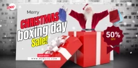 Christmas gift box Eventbrite Banner template