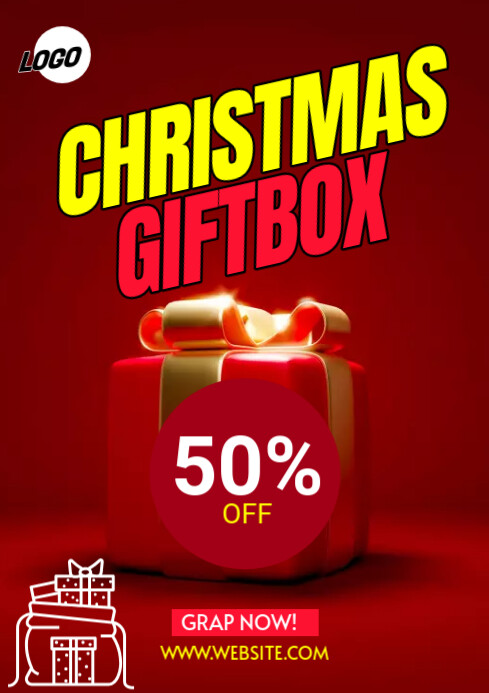 Box Sale.pdf Christmas gift box sale Template | PosterMyWall