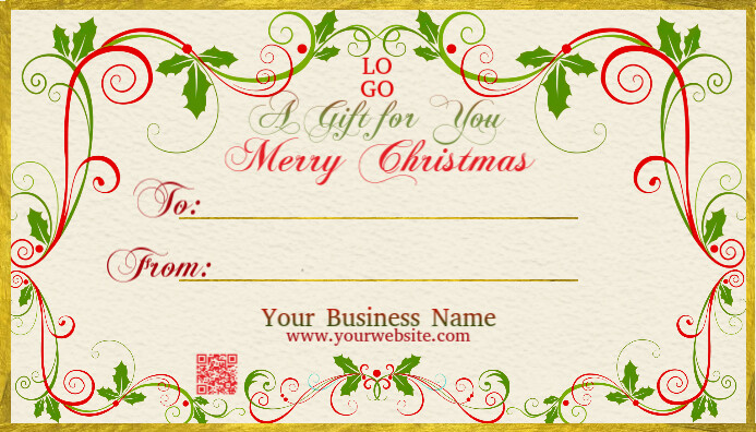 Image 5 for Homemade Christmas Gift Certificates Templates