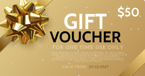 Brown Gift Voucher Facebook Shared Image Template