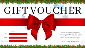 White Gift Voucher YouTube Thumbnail Template