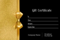 Gift Certificate Label template