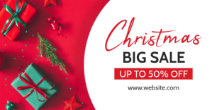 christmas gift facebook advertisement (1) template