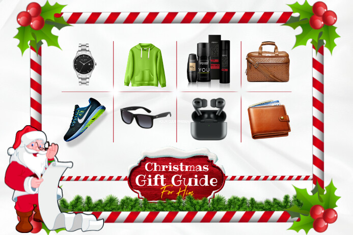 Christmas Gift Guide Template | PosterMyWall
