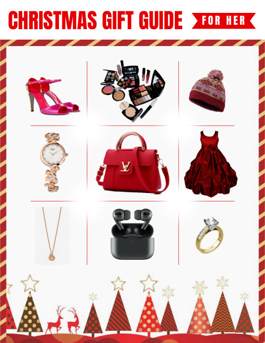 Christmas Gift Guide Template | PosterMyWall