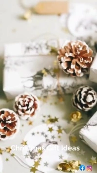 Christmas Gift Ideas/Boxing Day/New Year Digital Display (9:16) template