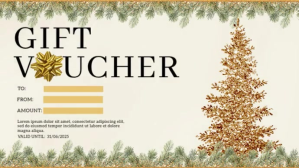 White Gift Voucher YouTube Thumbnail Template