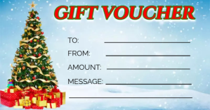 Christmas Gift Voucher Facebook-annonce template