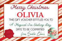 Christmas Gift Voucher Template Banner 4' × 6'