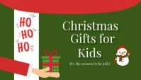 Christmas Gifts for Kids Template Blog Header