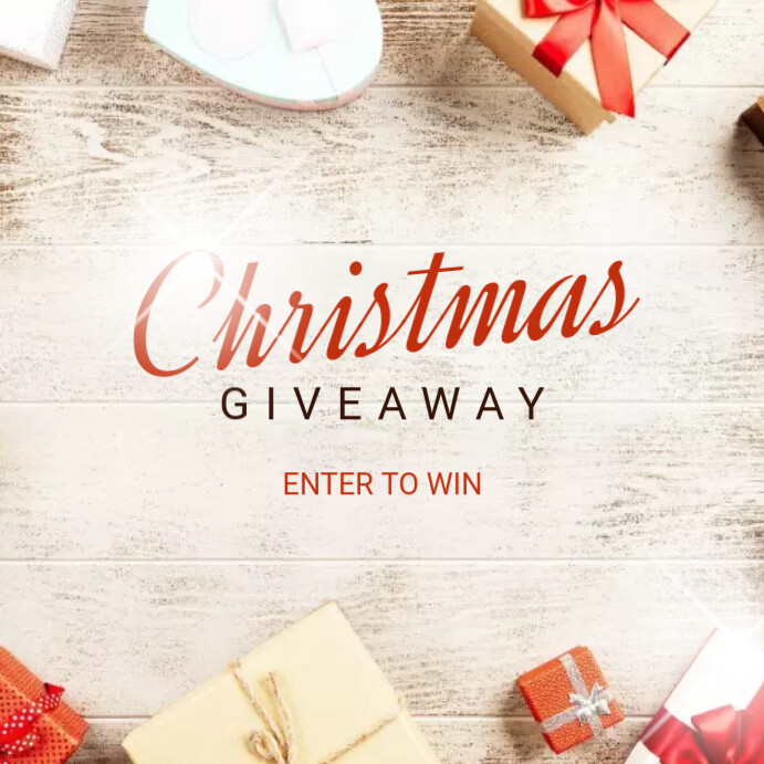 Christmas Giveaway Instagram Post Template PosterMyWall