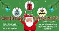 christmas giveaways ads Copertina evento Facebook template