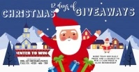 Christmas Giveaways ads Facebook Event Cover template