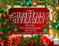 Christmas Giveaways Event Flyer (US Letter) template