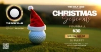 christmas golf ad template Facebook Shared Image
