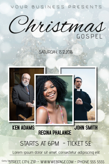 Gospel Meeting Flyer Template