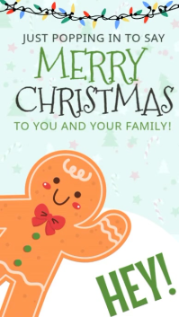 Christmas greeting card wishes design template Indaba yaku-Instagram