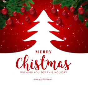 Christmas Greeting Template Instagram Post