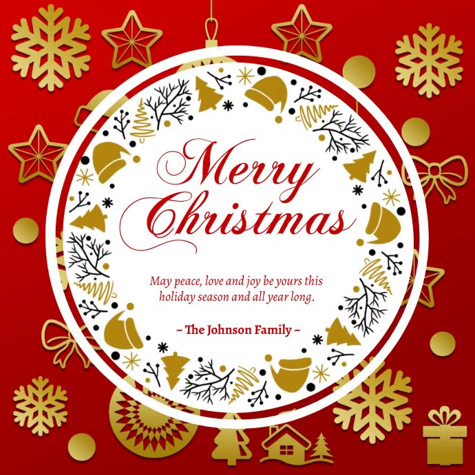 Copy of Christmas Greeting Template | PosterMyWall