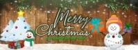 Christmas Greetings Fotografia de capa do Facebook template