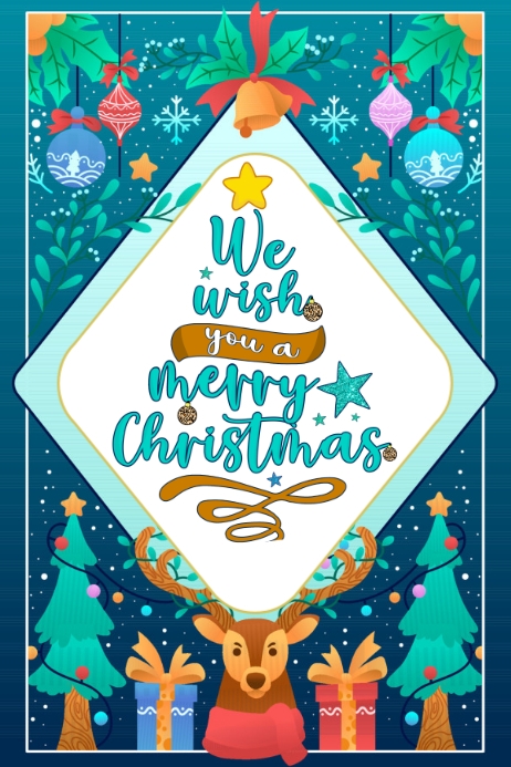Christmas greetings template | PosterMyWall