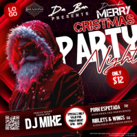 Christmas Happy Hour Design Template Isikwele (1:1)