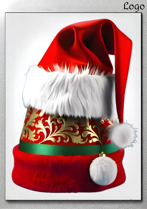 Christmas Hat Template  PosterMyWall