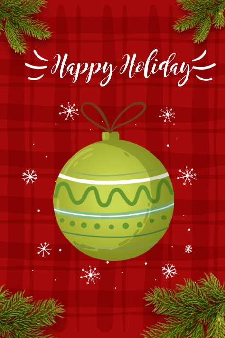 Holiday Cover Roster Copy of Christmas Holiday Cover | PosterMyWall