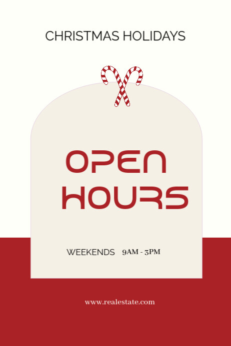 Copy of Christmas Holidays/Opening/Closing Announcement | PosterMyWall