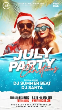 christmas in july Instagram Story template