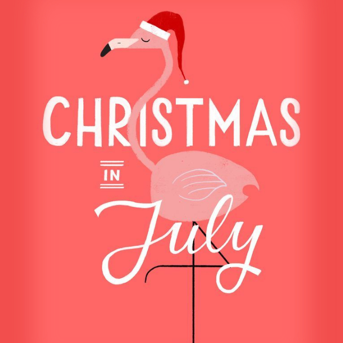 CHRISTMAS IN JULY Instagram Post template