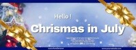 christmas in July Facebook Cover Photo template