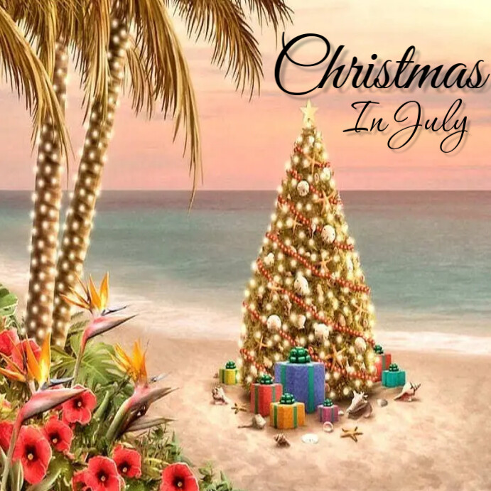 Christmas In July Template | PosterMyWall