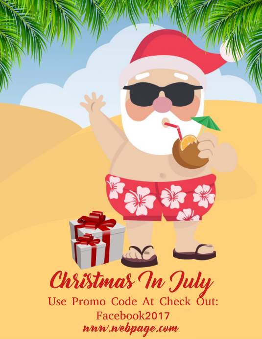 Copy of Christmas in July PosterMyWall Copy of Christmas in July PosterMyWall